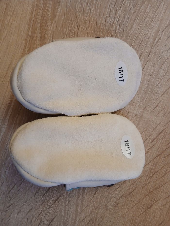 Chausson cuir bébé - photo numéro 2