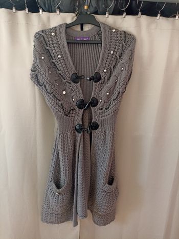 Gilet long sans manche femme taille S/36 Best Time 