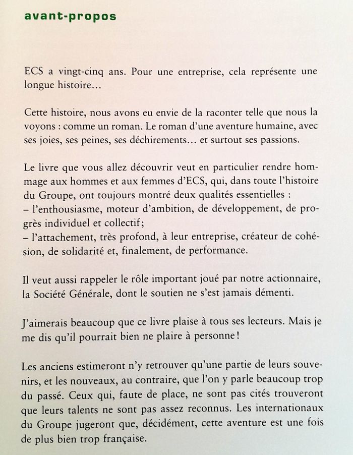 E.C.S en toutes lettres 25 ans d'une vie d'entreprise - photo numéro 4