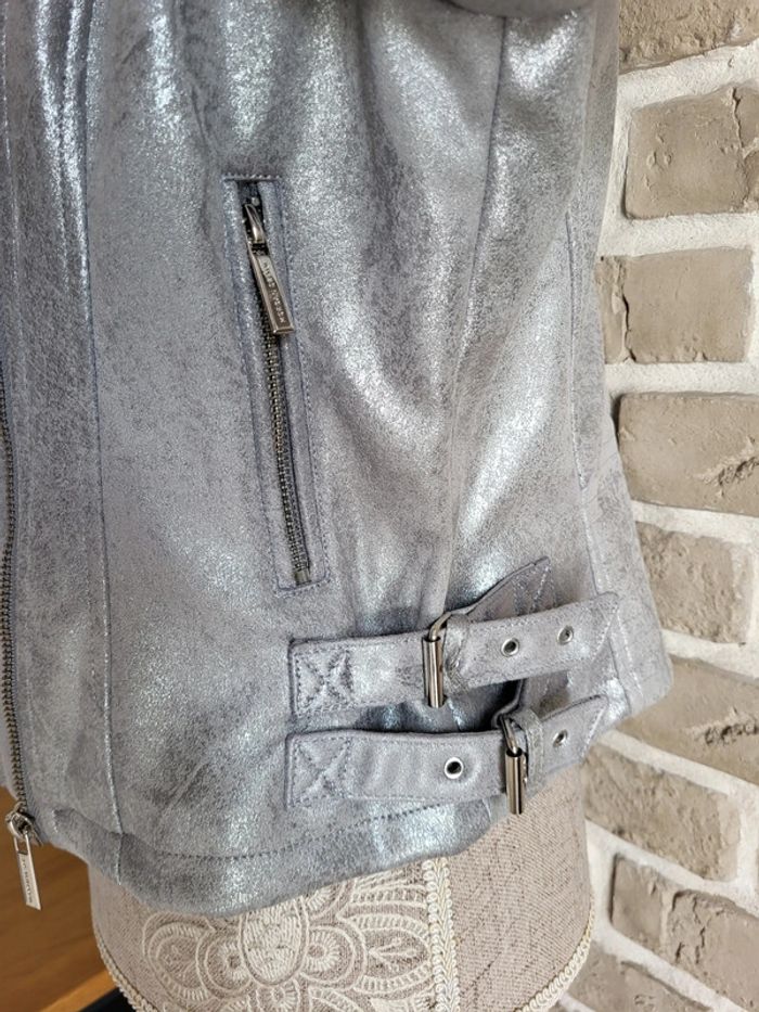 Perfecto argenté Morgan - Neuf - photo numéro 6