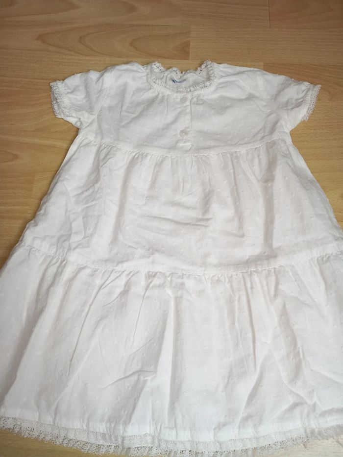 Robe blanche Petit Bateau 18 mois Excellent état - photo numéro 5