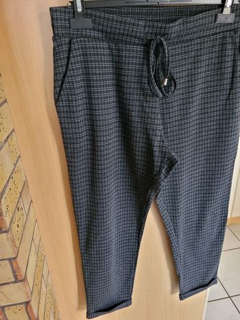 Pantalon carreaux 7/8 femme In Extenso 
