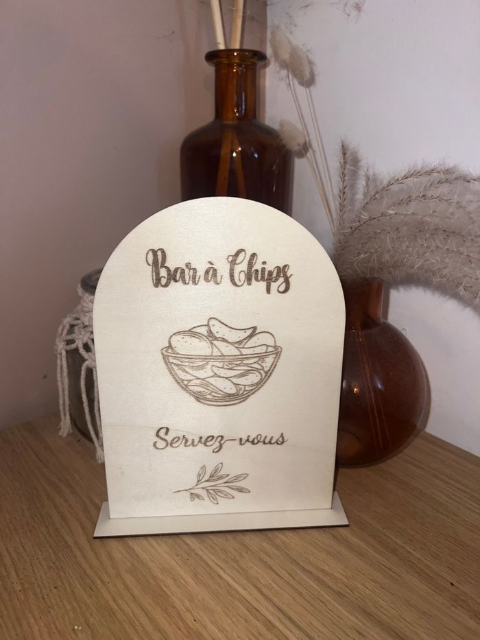 Panneau bar à chips