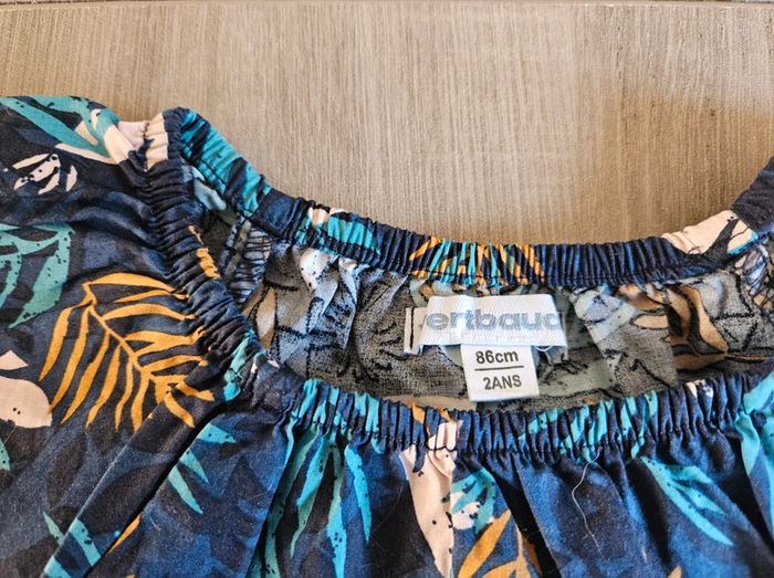 Robe fille 2 ans Verbaudet – motif tropical - photo numéro 2