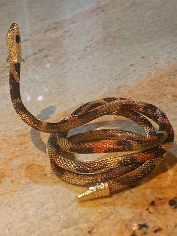 Collier original serpent motif léopard tendance