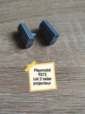 Playmobil 9372 lot 2 radar projecteur