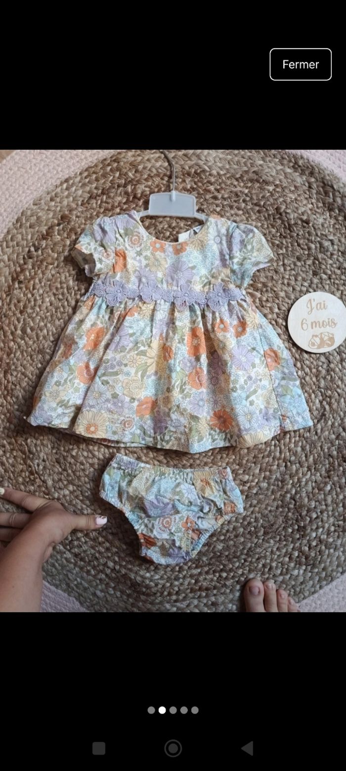 Robe fille 6 mois - photo numéro 2