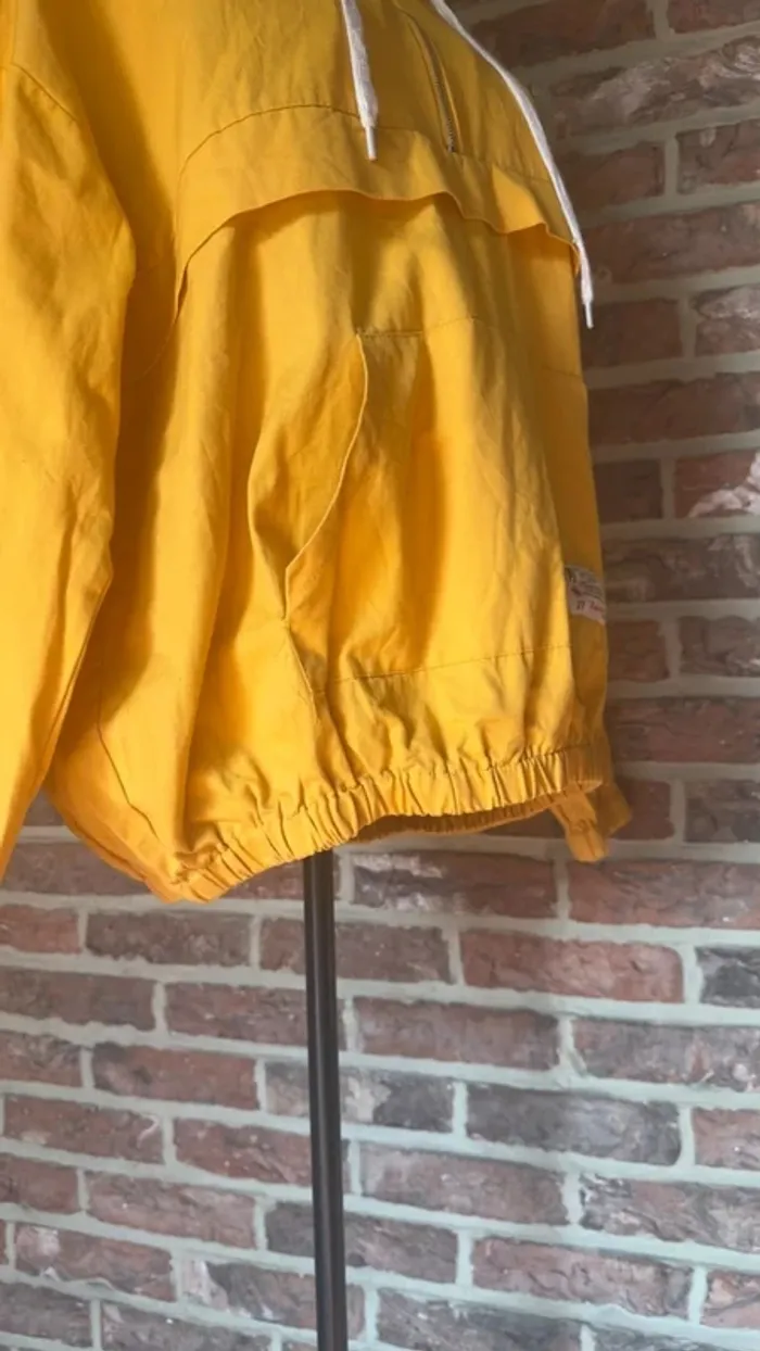 Veste zipée jaune à capuche Miss Summey S/M - photo numéro 8