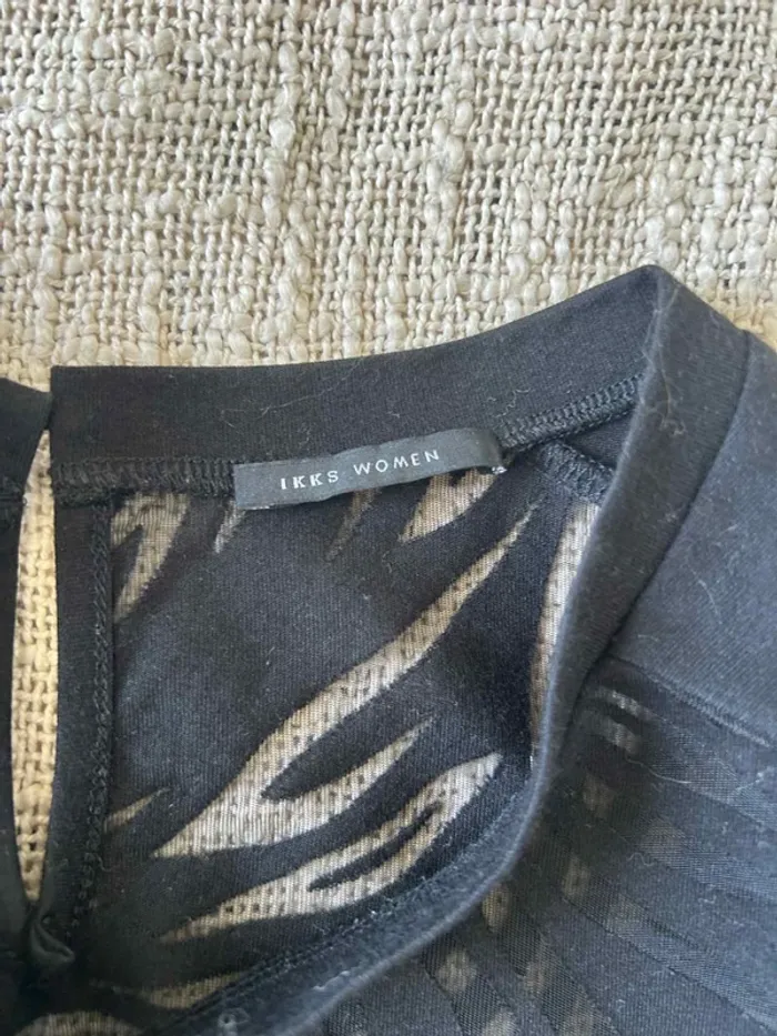 Haut sans manches IKKS noir - Taille M - photo numéro 4