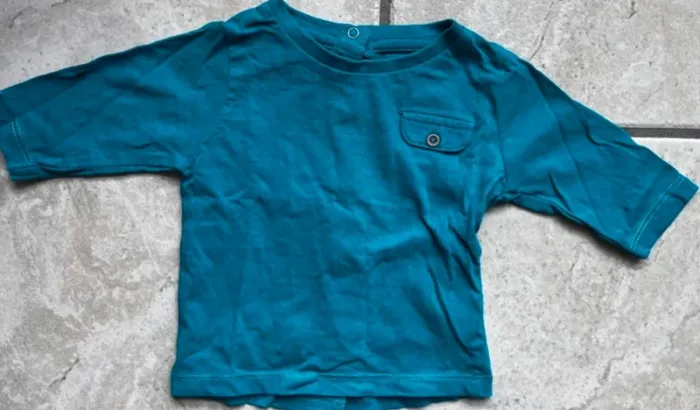 T-shirt manches longues - taille 1 mois - kiabi