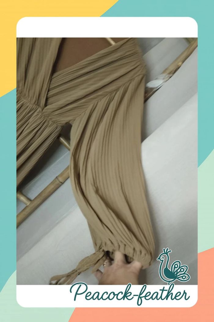 Robe longue beige TU - photo numéro 8