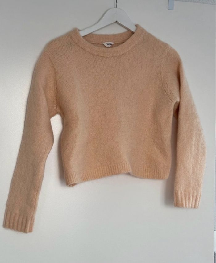 Pull en laine beige American Vintage