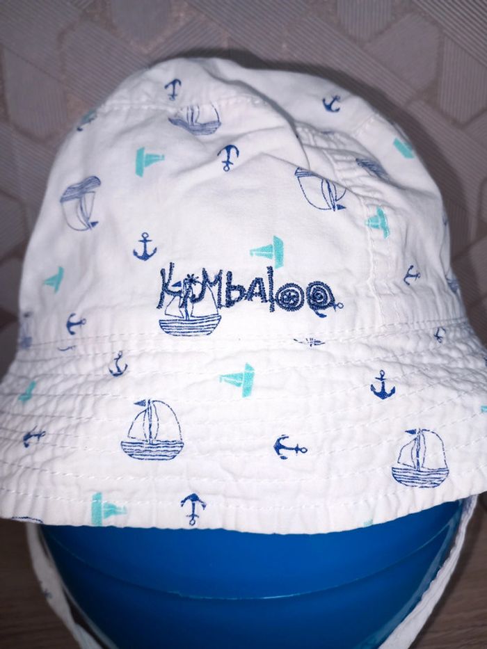 Bob chapeau blanc motif Bateau 12-24 mois - photo numéro 2