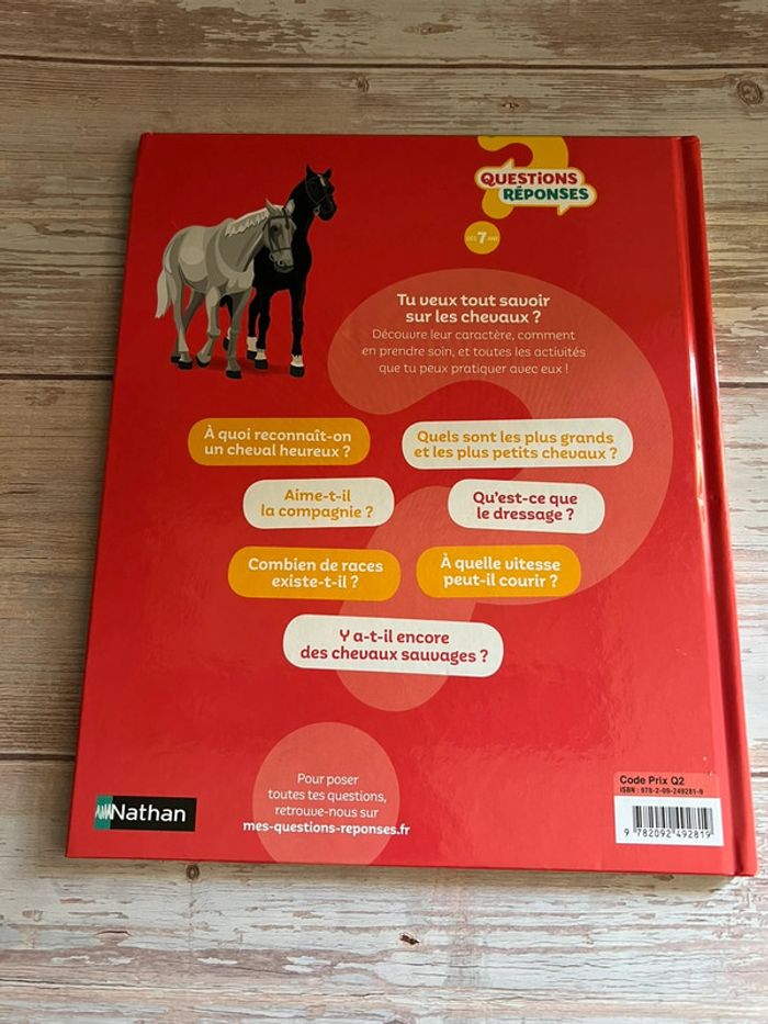 Livre questions réponses passion chevaux - photo numéro 2