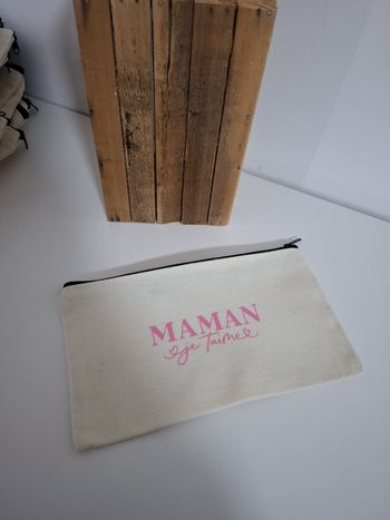 Pochette personnalisée -fête des mères - maman je t aime