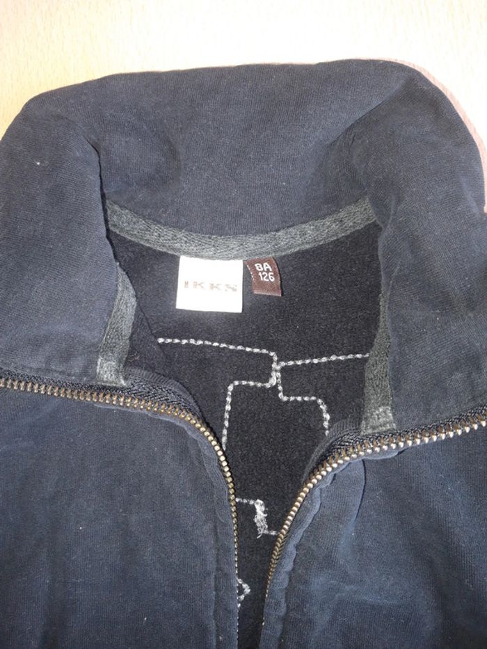 Gilet façon sweatshirt ikks 8 ans - photo numéro 4