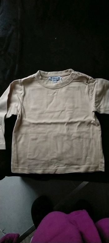 T-shirt crème "Tex basic" 18 M