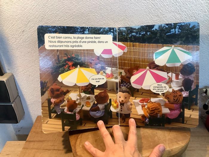 Livre famille Sylvanian à la plage - photo numéro 7