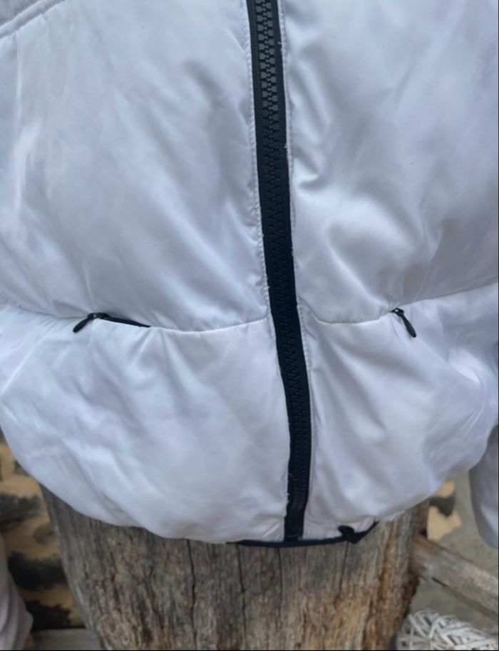 Doudoune courte blanche - H&M Divided - photo numéro 3