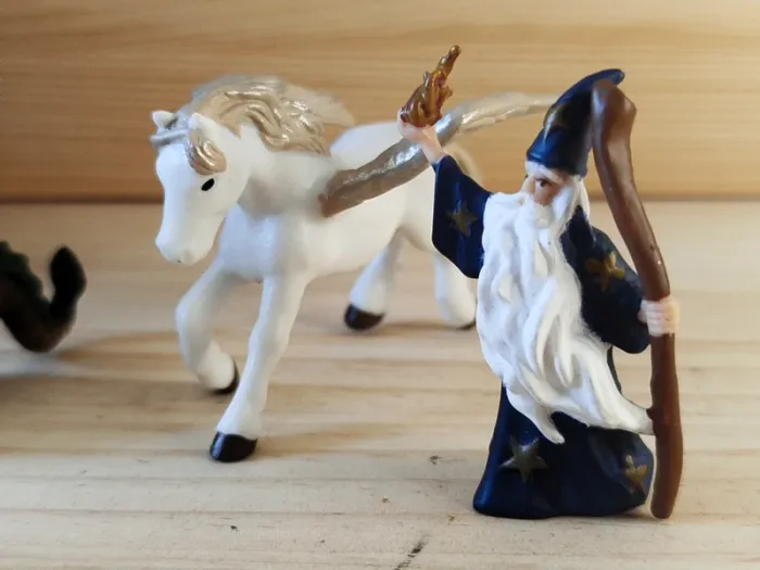 PAPO mini figurines personnages - licorne - dragon - photo numéro 6