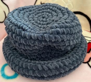 Chapeau en laine grise