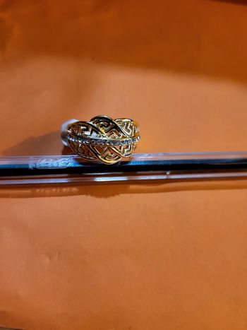 Bague Strass et vague Taille 52