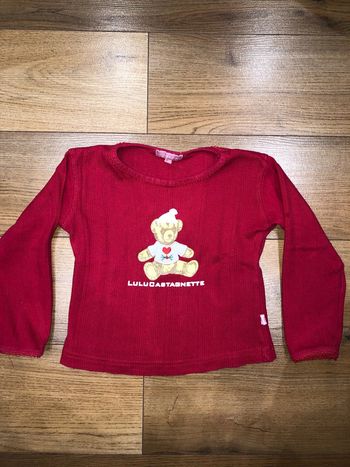 T shirt manche longue lulu castagnettes 🌺 taille 3 ans