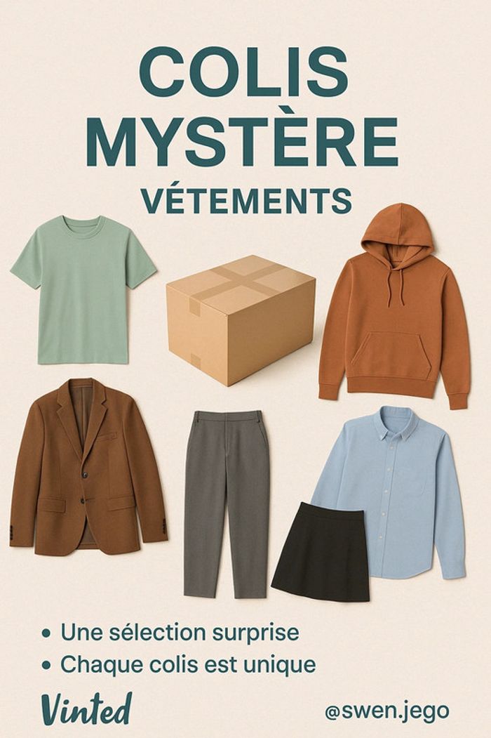 Colis mystere (35 vêtements)