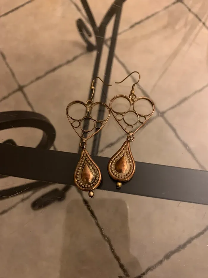 Boucle d’oreille coeur