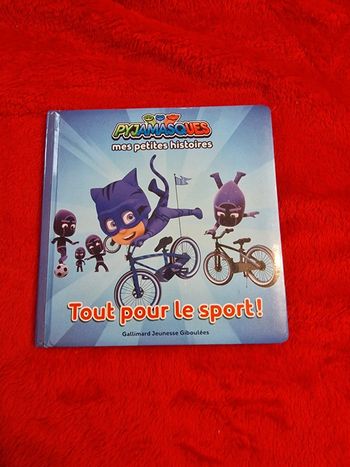 Livre pyjamasques tout pour le sport