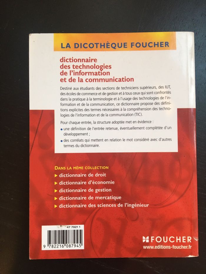 Livre : dictionnaire des technologies de l’information et de la communication - photo numéro 2