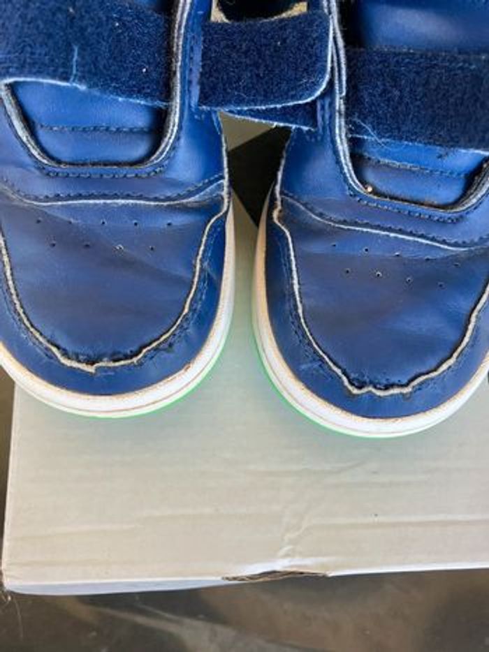 Basket adidas Hoops 3.0 bleu et vert taille 29 - photo numéro 11