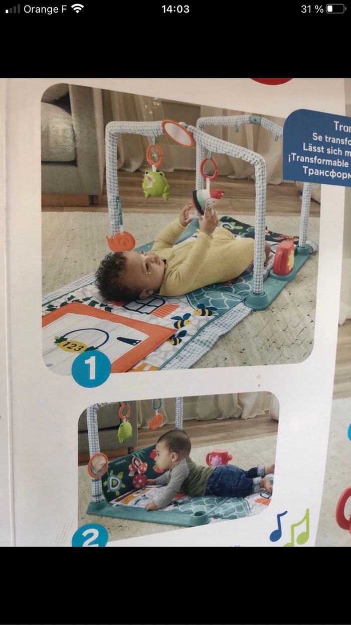 Tapis éveil Fisher price - photo numéro 2
