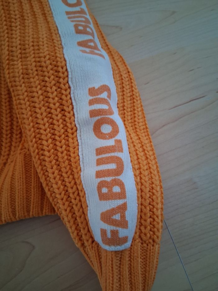 Pull orange - photo numéro 2