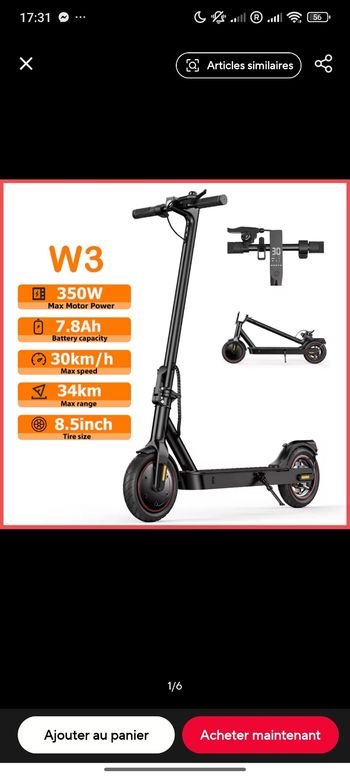 Troutinete électrique neuf 