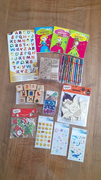🎨 Lot créatif enfant – loisirs créatifs et coloriages 🎨