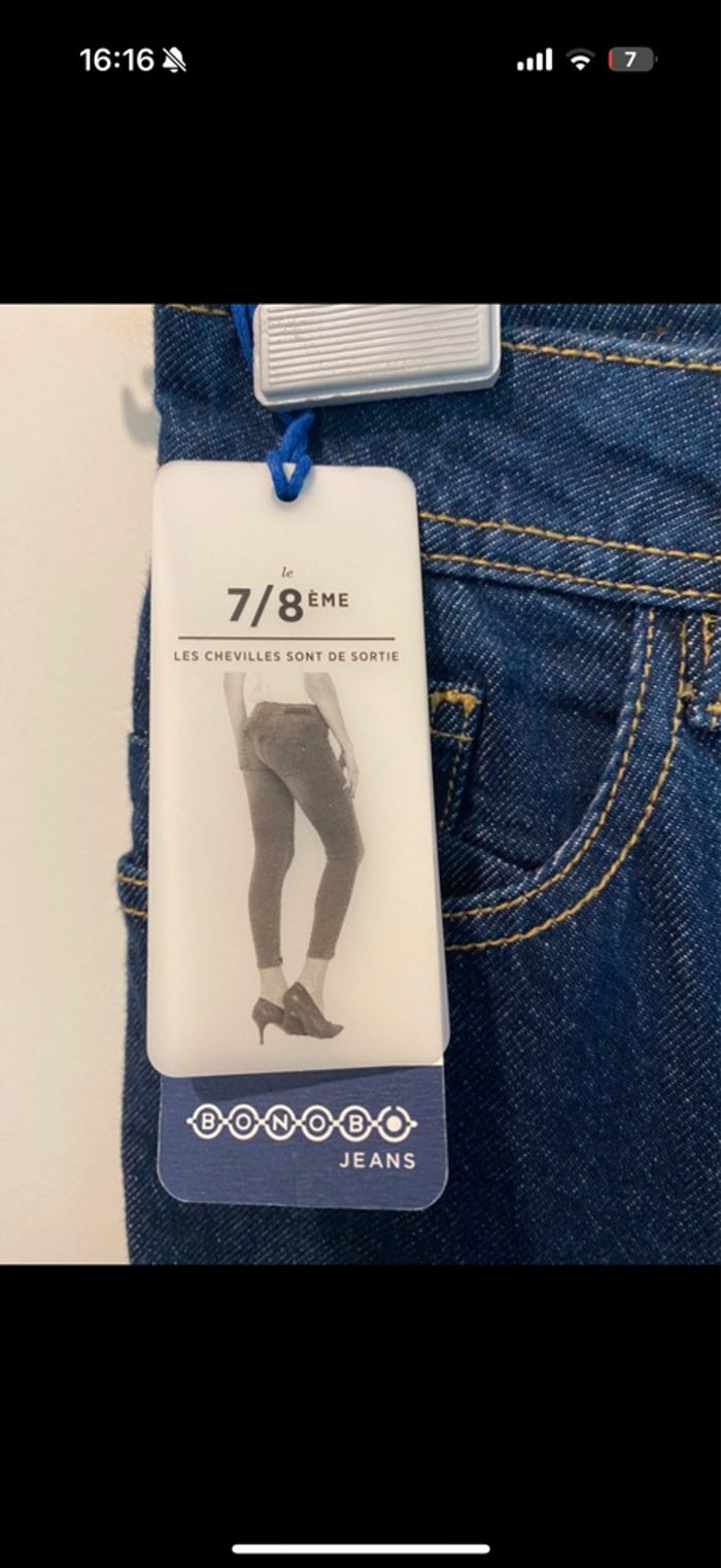 jean slim femme Bonobo 34 neuf - photo numéro 2