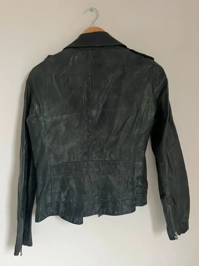 Perfecto en cuir Dolce & Gabbana - photo numéro 8