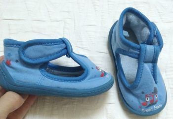 In extenso chaussons pantoufles bleu taille 20