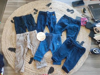 Lot 6 pantalons bébé garçon 6 mois