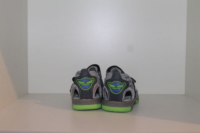 jolie sandales nus pieds grise et verte 22 - photo numéro 5