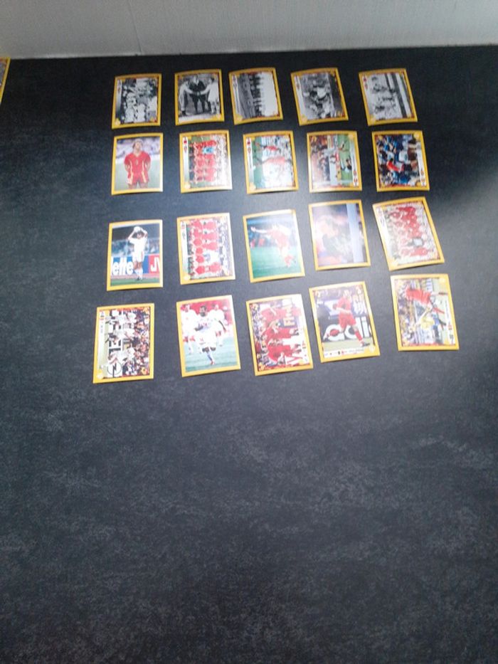 Lot de 104 stickers différents des Diables Rouges .Brazil 2014 - photo numéro 3