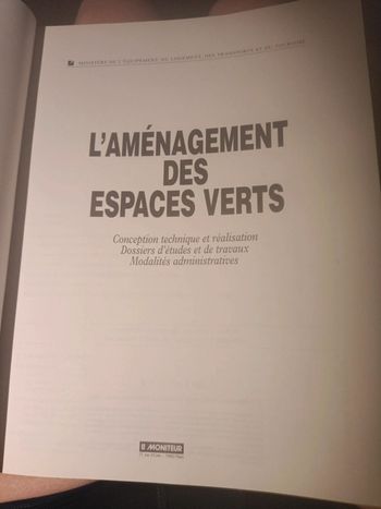 L'aménagement des espaces verts