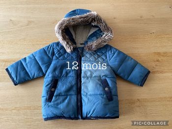 Manteau garçon 12 mois