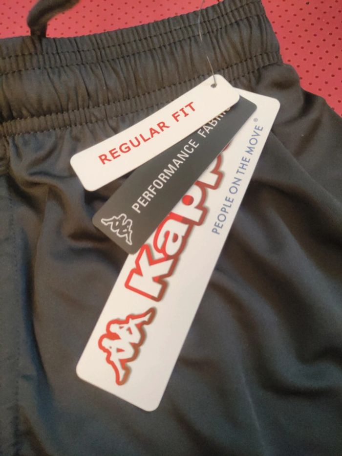 Short de foot Napoli, Kappa Authentique Officiel taille enfant 10ans, Neuf - photo numéro 5