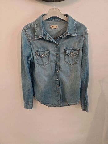 Chemise effet jeans homme H&M taille 38