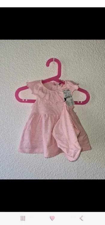 ensemble robe + culotte rose Kiabi