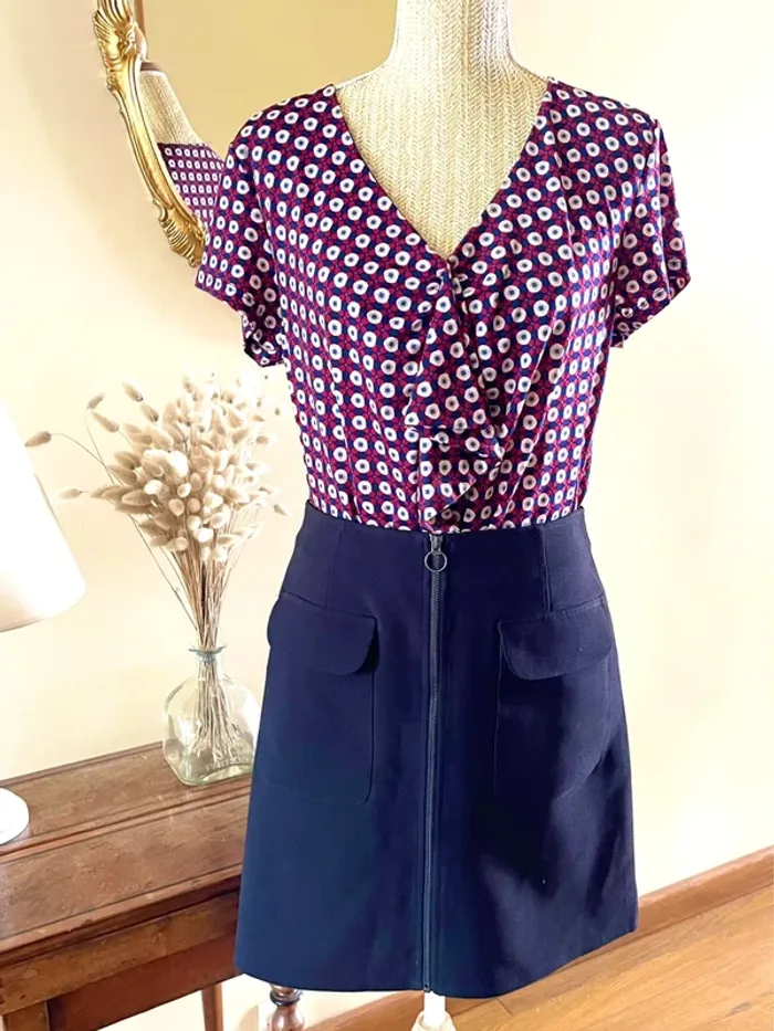 Haut Cassis Collection - Taille 44 - photo numéro 4