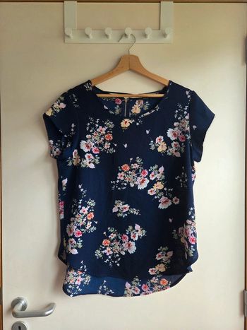 Blouse fluide fleuries only taille M - col rond - imprimé floral