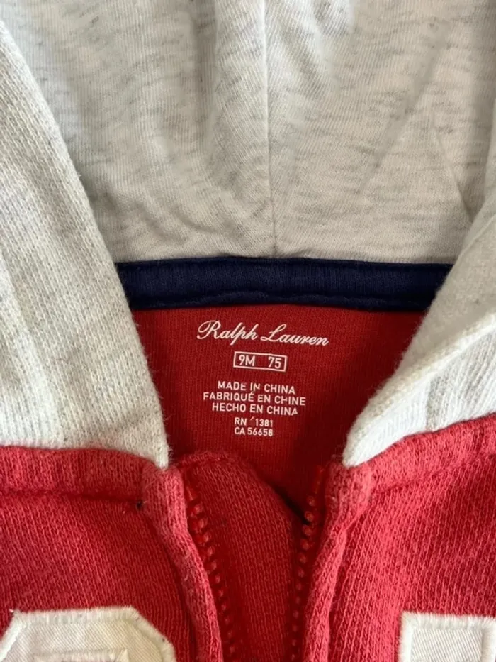 Ensemble bleu marine et rouge Ralph Lauren - photo numéro 3